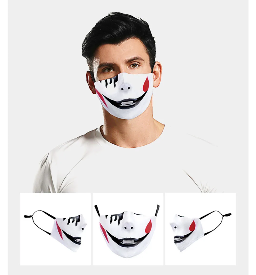 Горячая Забавный костюм ведьмы рот Косплэй Для женщин мужчин маски унисекс уход