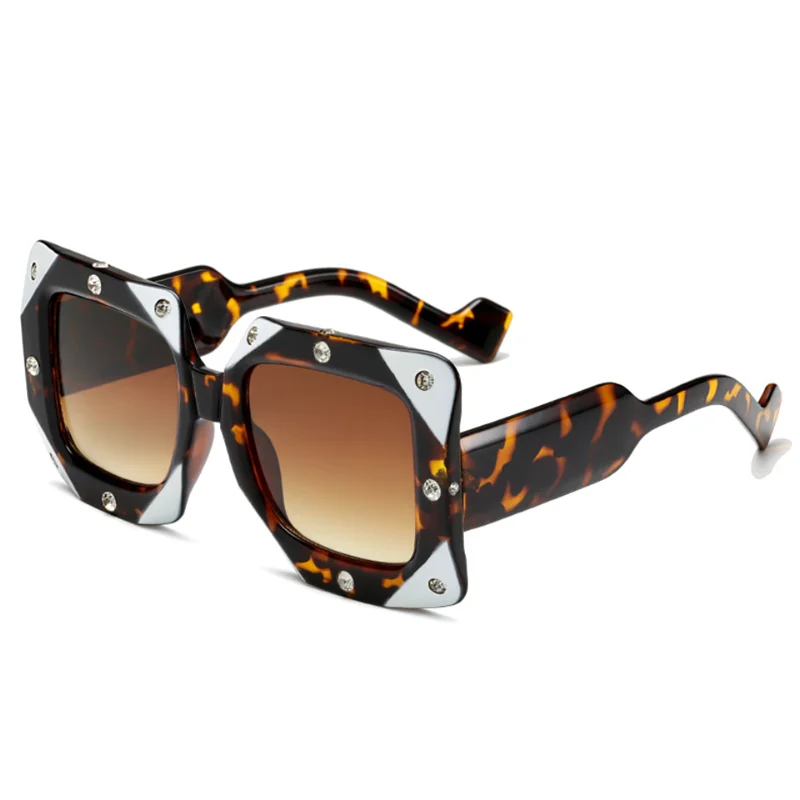 Женские Мужские водительские очки винтажные негабаритные Солнцезащитные