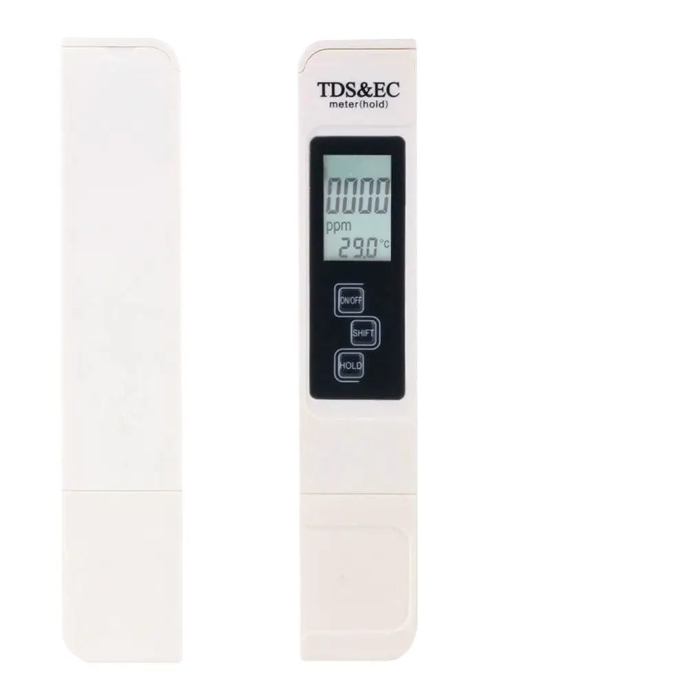 Цифровой TDS/ EC /T Измеритель Тестер термометр ручка Чистота воды PPM фильтр