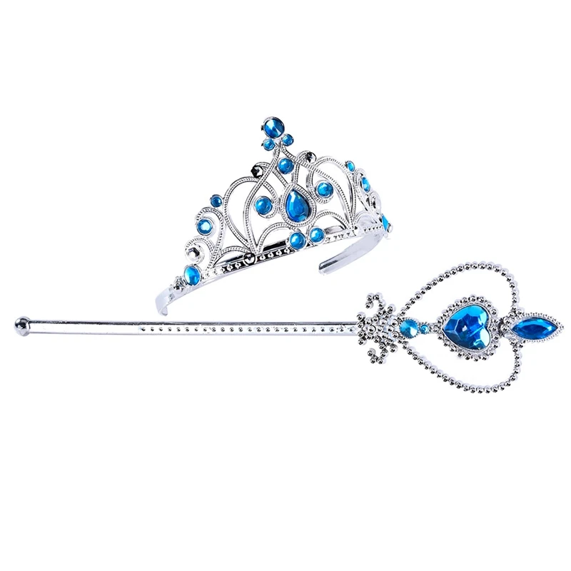 Children Girls Princess Dress Up Crown Headband Wig Magic For Cosplay Party Set Kids Girl Birthday | Игрушки и хобби