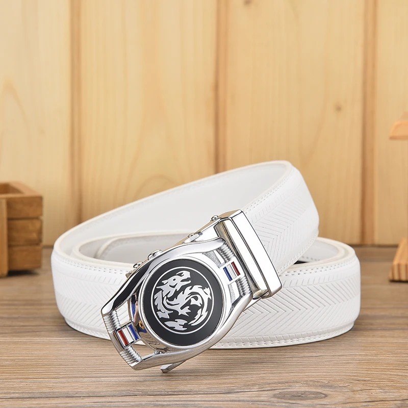 

The New Luxury Vintage Designer Belt totemAutomatic Buckle Men High Quality Women Genuine Real Leather Dress Strap Belt for