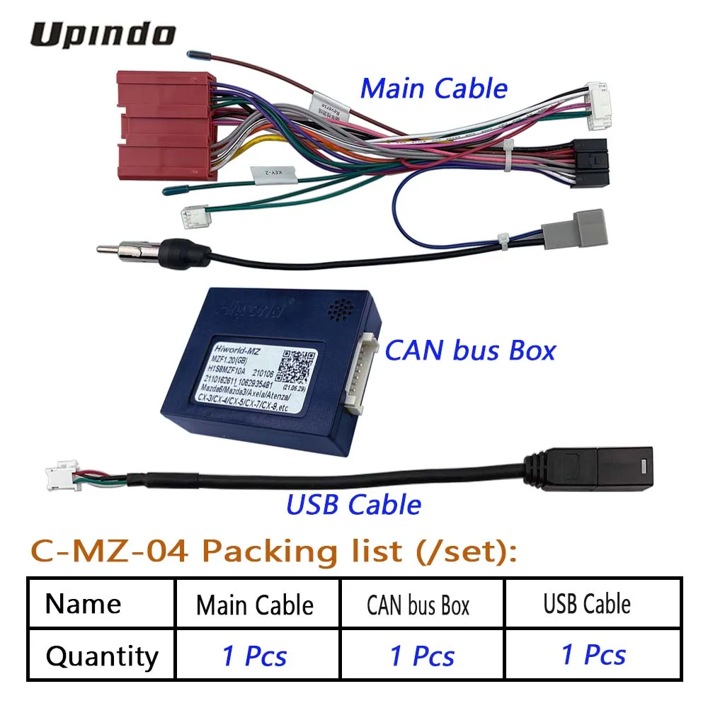 Автомобильный радиокабель CAN-Bus Box Adapter для Mazda 3 6 CX-7 жгут проводов | Автомобили и