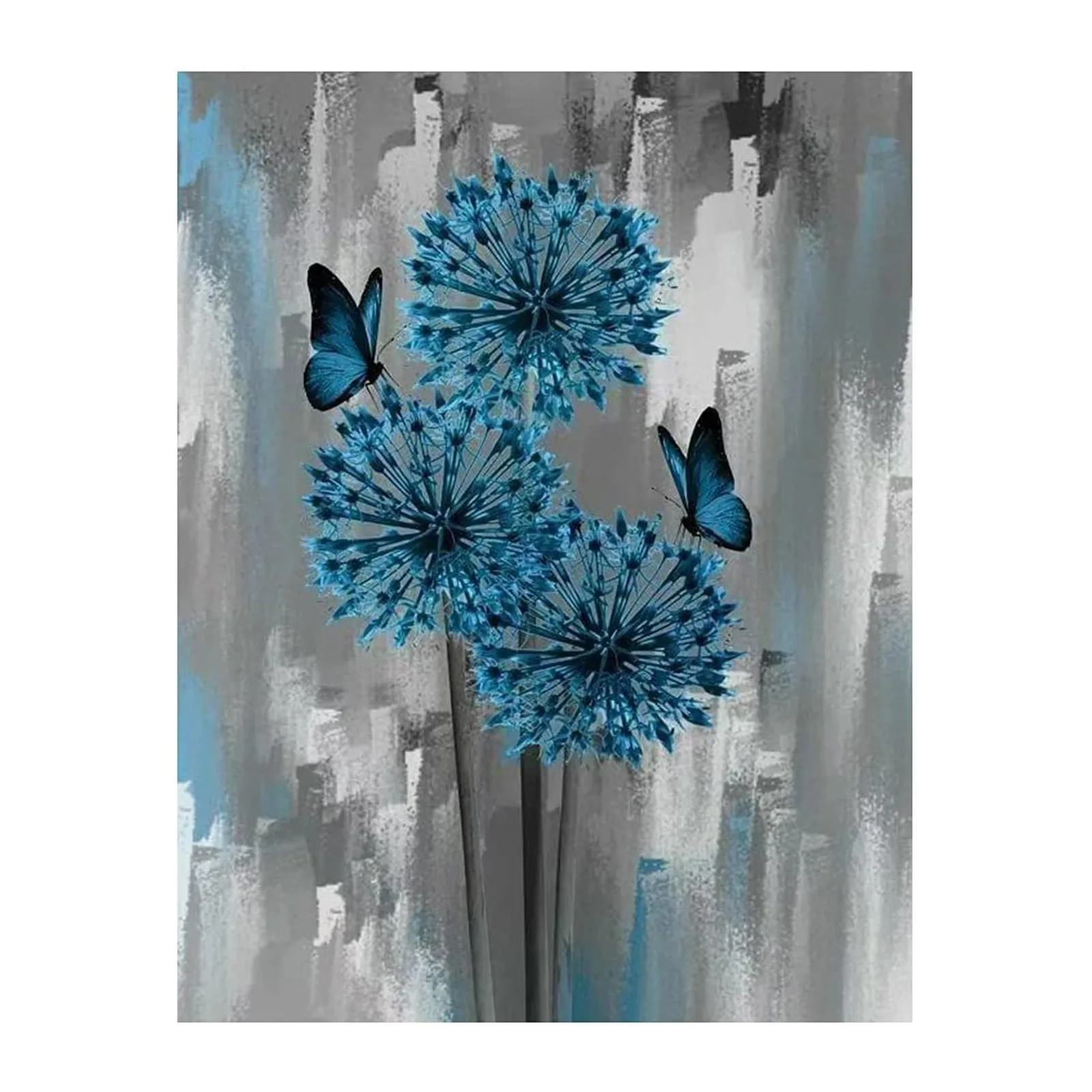 Алмазная живопись стразы картина с цветами полная выкладка из квадратных страз