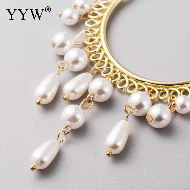 

Pearl Earrings Long Bohemian Drop-Shaped Earrings Personality Exaggerated Earrings For Female Daily Wear Or Matching Clothes
