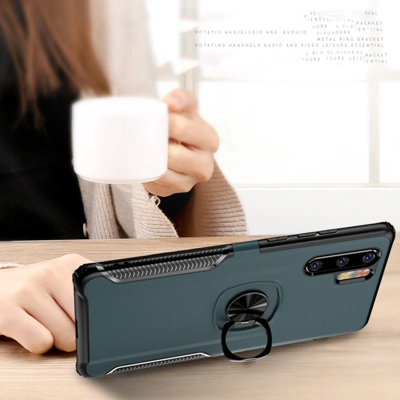 Невидимые чехлы для Huawei P30 Pro Lite Nova 4e чехол с кольцом пальцев P30Pro магнитным