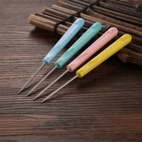 4pcsset die release die pick paper piercing tool cone needle plastic handle for picking scrap small pieces length 13cm