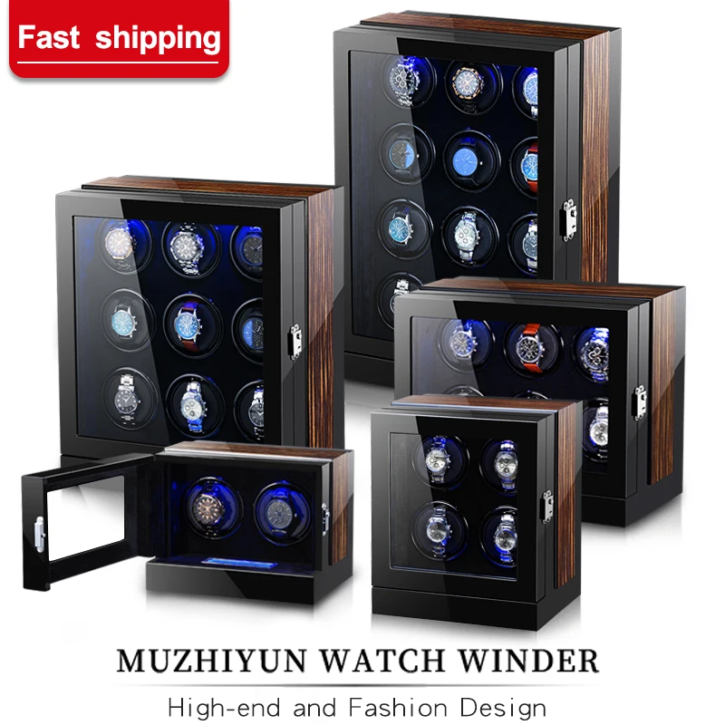 Автоматическая роскошная коробка для намотки часов аксессуары дисплей