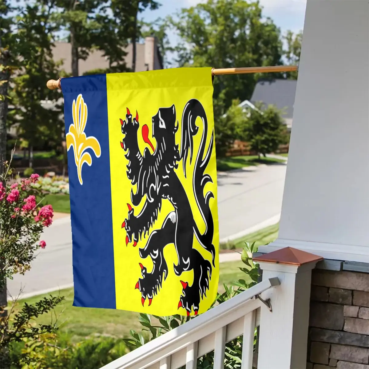 Флаг фландии флаг фламандского сообщества и фламиндского региона настенный