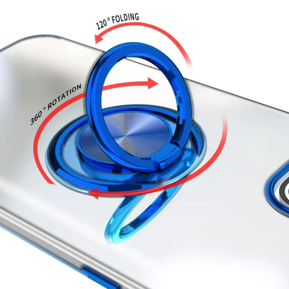 Прозрачный чехол с кольцом для iPhone 11 12 13 Pro Max Mini 11Pro 12Pro 13Pro XS XR 6S 7 8 Plus SE 2020 мягкой