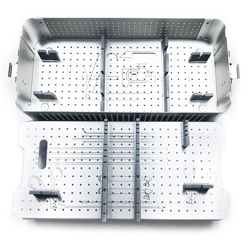 Поддерживающий Ларингоскоп дезинфекционный ящик поднос для стерилизации чехол