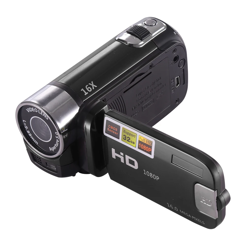 Цифровая камера DV 1080P HD видеокамера видеорегистратор 16x цифровой зум ручная