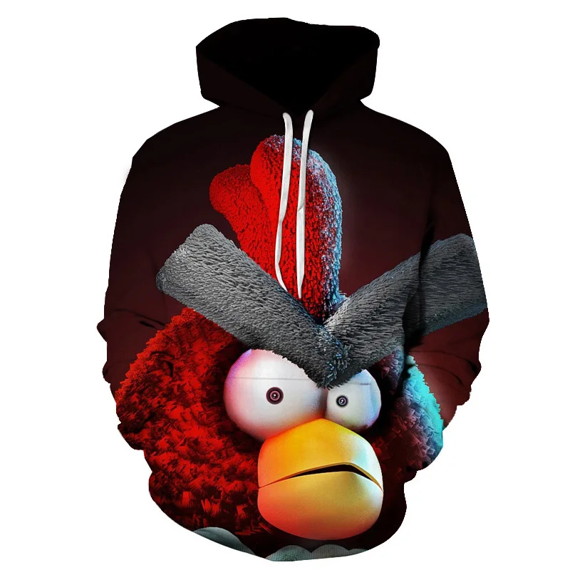 Стиль 3D принт Angry Birds Movie 2 толстовки с капюшоном горячая распродажа мужская и женская уличная одежда Angry Birds 2 повседневные толстовки