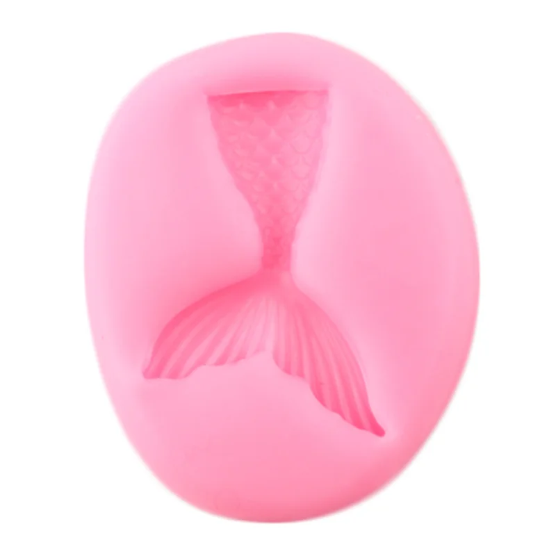 Силиконовая форма в виде хвоста русалки для малышей на день рождения торт
