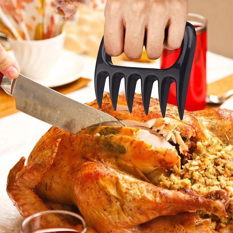 

2Pcs Bear Claws Meat Shredder Cut Meats Barbecue Forks Meats Splitter Essential For BBQ Pork Cooking Grill Accessories