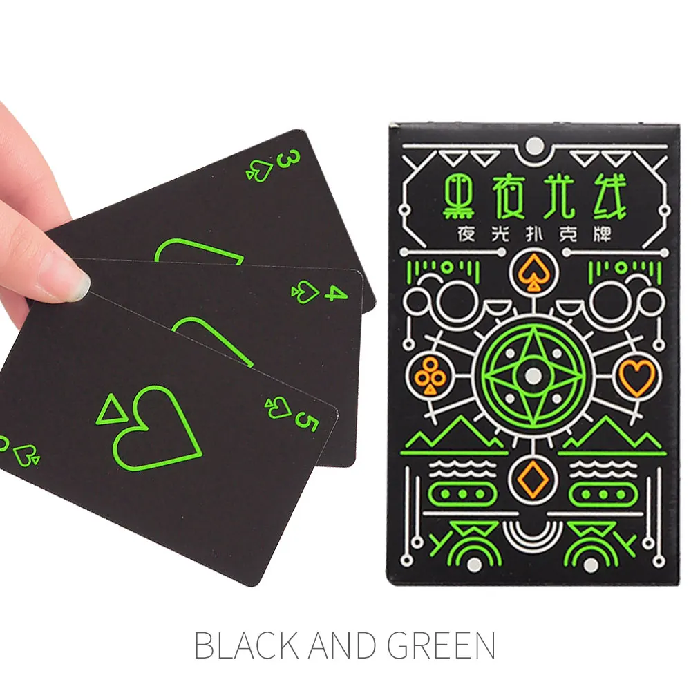 

1 Set Night Collection 54Pcs Playing Cards Poker 1 Set Poker Cards 54Pcs Playing Cards Poker