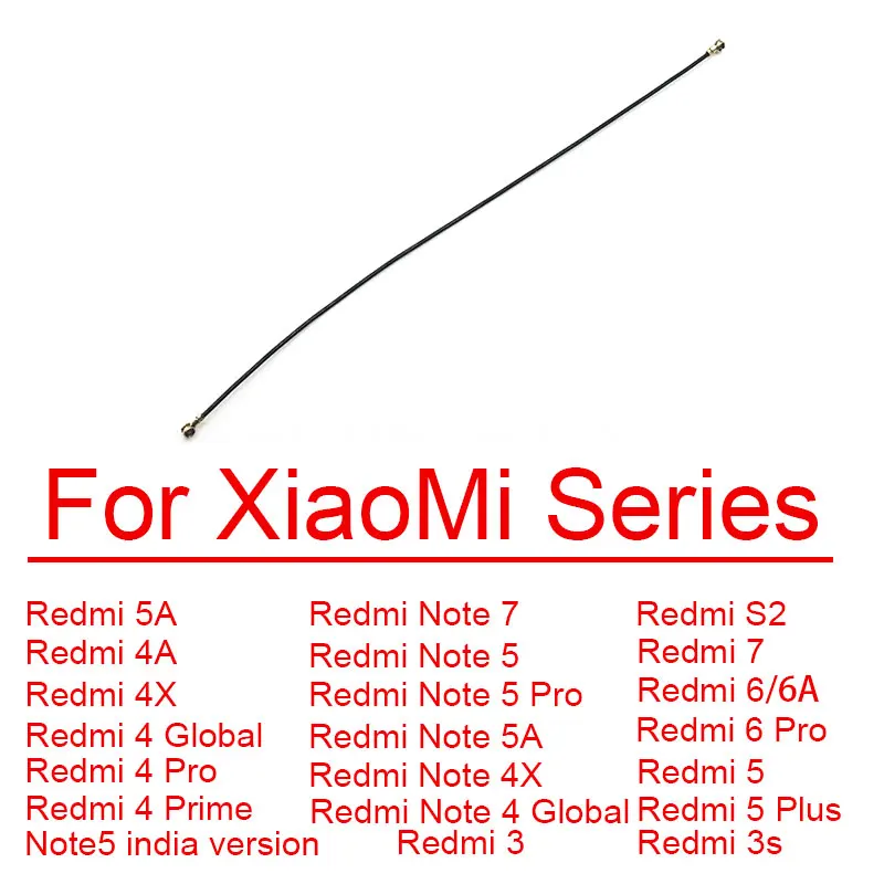 Сигнальной антенны гибкий кабель для Xiaomi Redmi Note 3 S 4 5 6 7 S2 X Pro Plus Prime глобальной