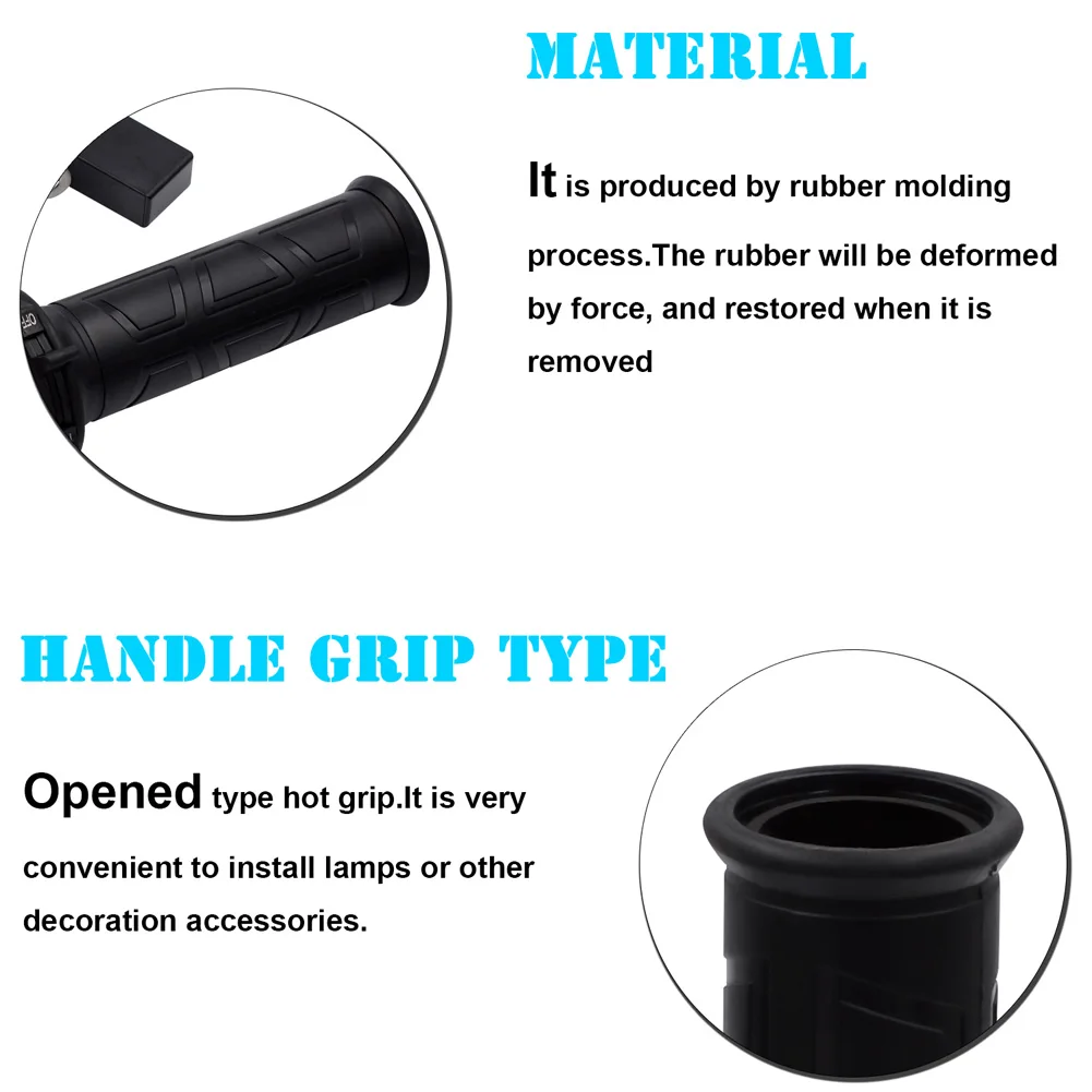 Ручки с подогревом для электрического мотоцикла руль сохранения тепла