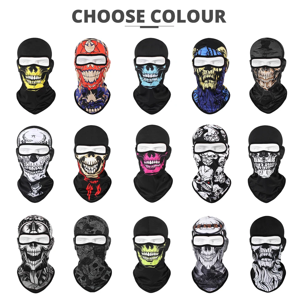 HEROBIKER мотоциклетная маска Балаклава мотоциклетный костюм с черепом испуганные