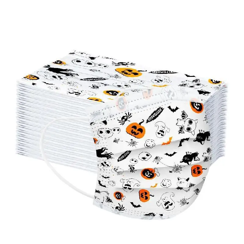 10/50/100 шт. одноразовая детская маска для лица 3-слойная дышащая - Цена: 1014.31