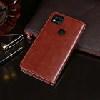 Чехол-книжка для Xiaomi Redmi 9C, кожаный, с отделением-бумажником