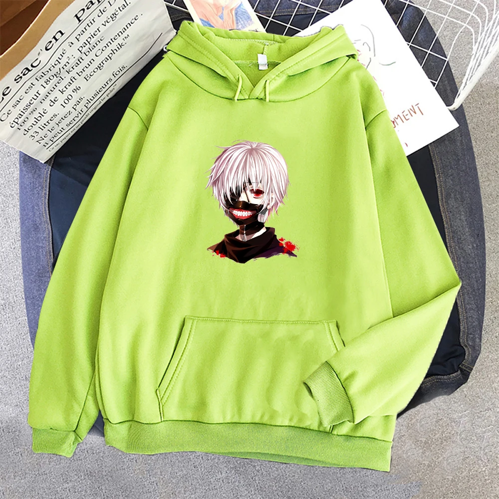 

Anime Hoodie Tokyo Ghoul 2020 Winter Fashion Oversized Sweatshirts Japanese Streetwear Men Women Warm Punk Clothes Lounge Wear