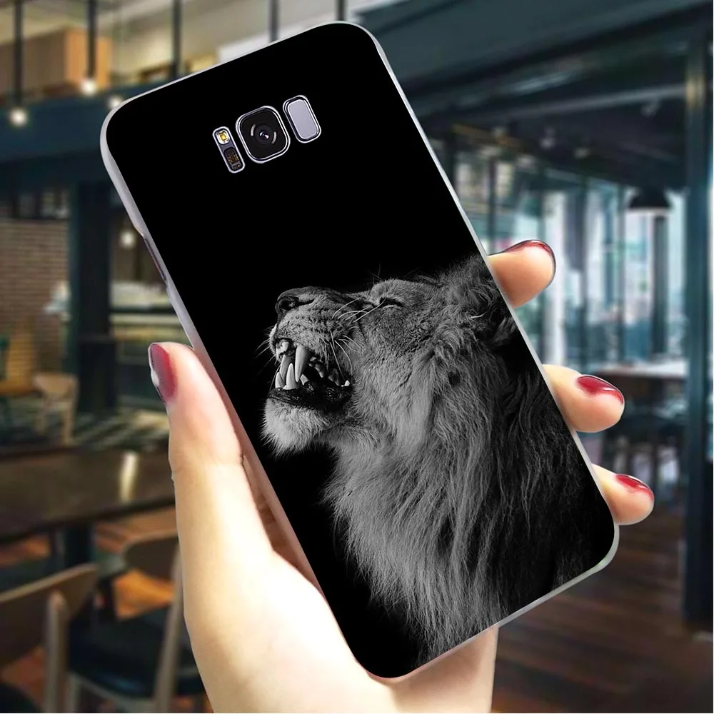 Чехол для телефона Samsung S7 чехол с рисунком льва короля Note 8 9 M10/M20/M30 Galaxy S6/S7 Edge S8/S9/S10