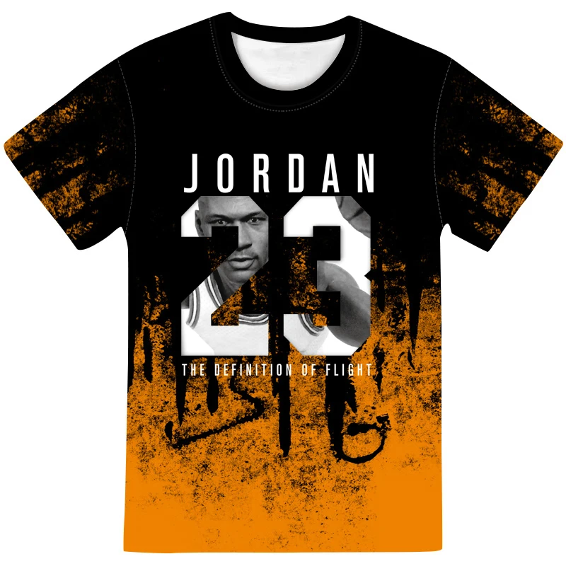 

New Summer Hot Man's Jordan 23 3D T Shirts Men Camouflage O-neck Fashion Printed 23 Hip-Hop Tee Camisetas Clothing Casual Top