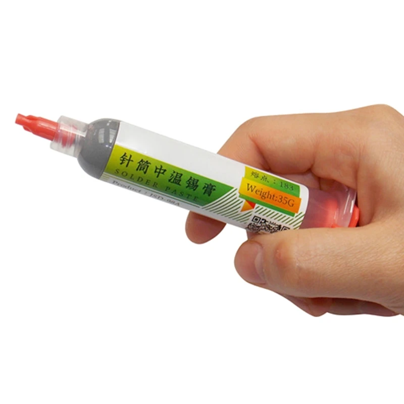 

Solder Paste 100PaS20-38umSn63Pb37 No-Clean Lead-Free Low Temperature Melt Mar-12