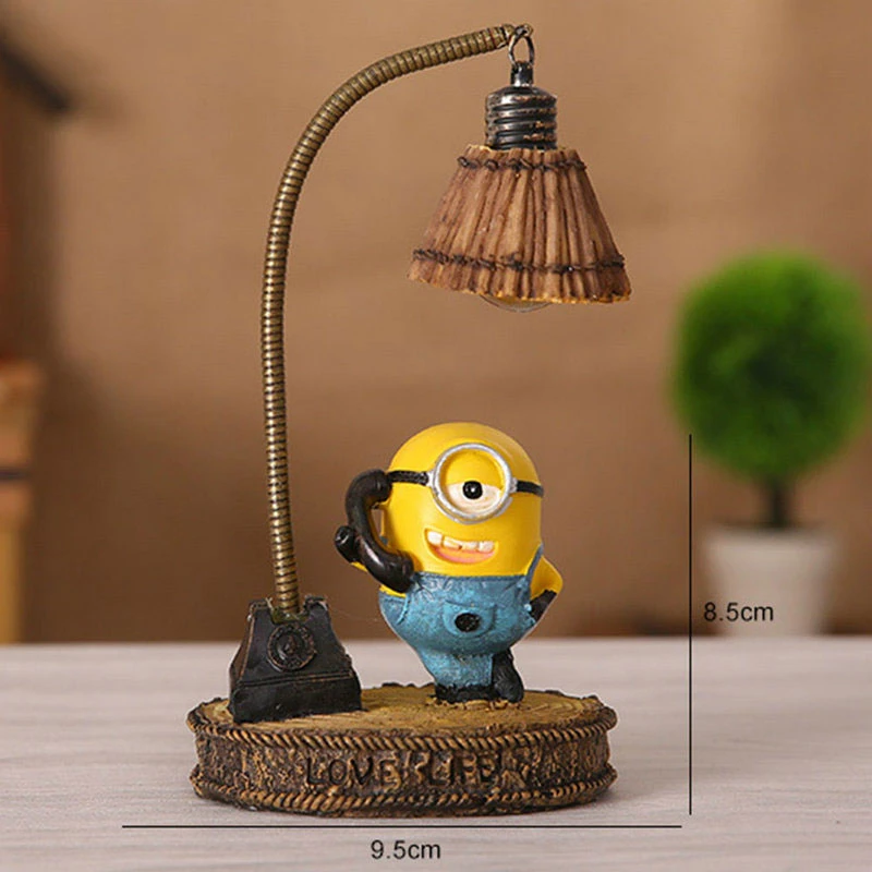 Гадкий я Миньон ночник домашнее декоративное крепление смоляная лампа для