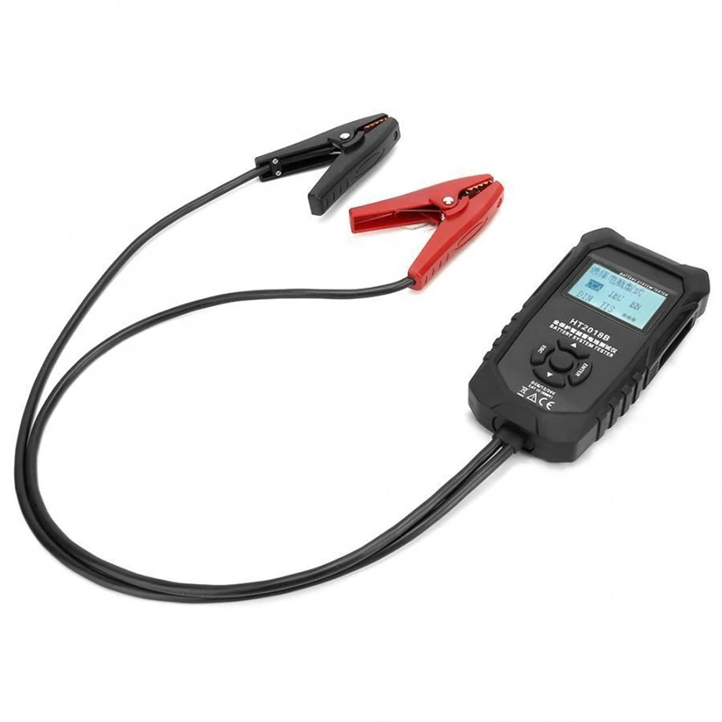 HT2018B Автомобильный цифровой тестер батареи анализатор напряжения для зарядки