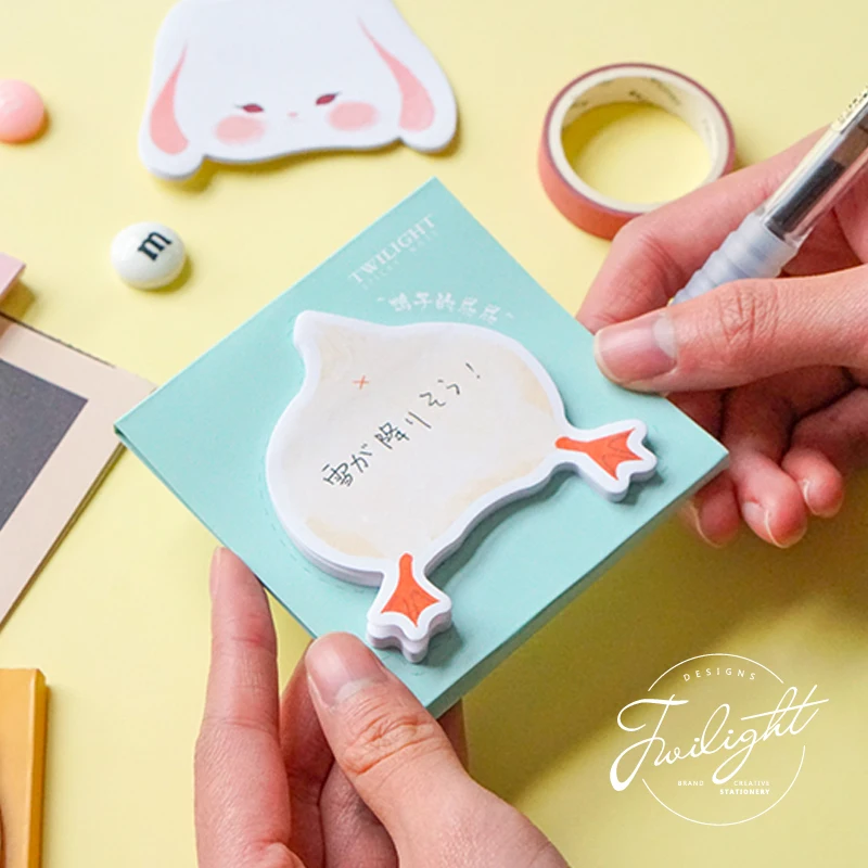 

1Set Memo Pads Sticky Notes Kawaii Shiba Inu travel Paper Notepad diary Scrapbooking Stickers Office School stationery Notepads