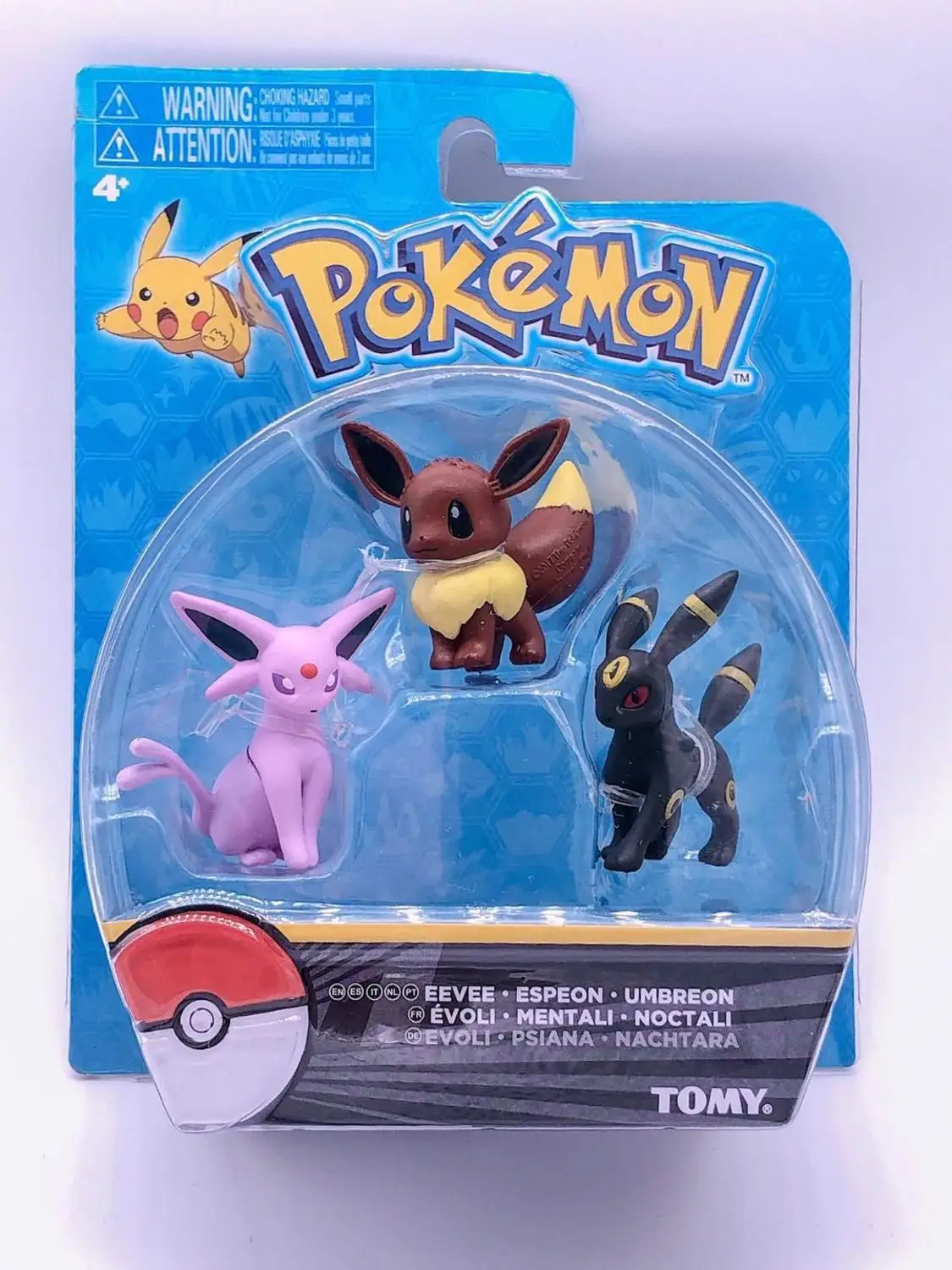 Оригинальная фигурка покемона 3 шт. Eevee Vaporeon Jolteon Flareon зеркаon Umbreon Leafeon XL сильвеон