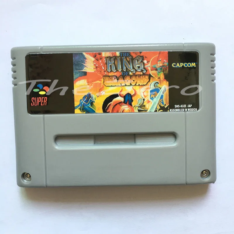 The King of Dragons Video Game for 16 bit Super Card Console Cartridge 46 pin EUR PAL Version Player | Электроника