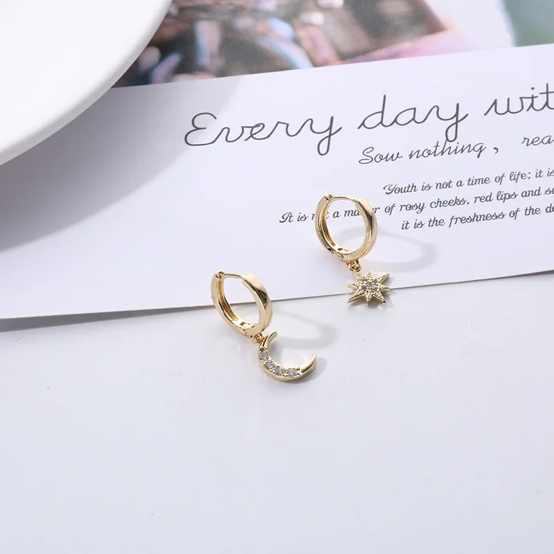 Женские серьги геометрические женские с подвеской модные классические