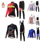 Комплект велосипедной одежды Miloto, женская зимняя одежда с длинным рукавом, женский теплый флисовый жилет, костюм, модная повседневная форма, дорожный горный велосипед