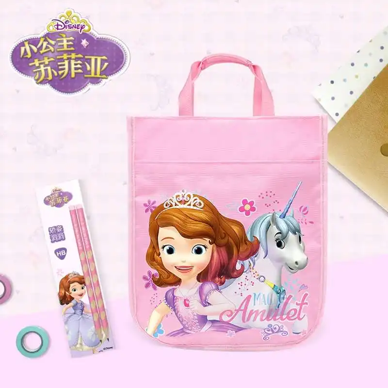 Disney Frozen Marvel Handbag for boys and girls primary school Tuition package remedial class book handbag shoulder bag mochilar