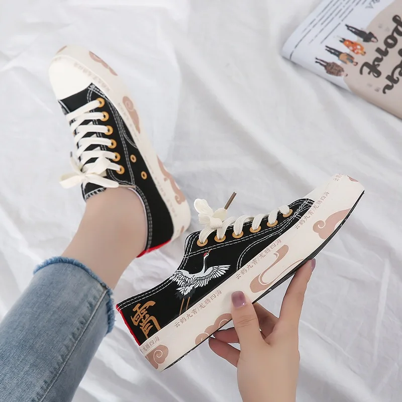 

Холщовые туфли Yunhe Jiuxiao Longteng Four Seas для женщин, Новинка лета 2020, костюм ханьфу, ретро туфли