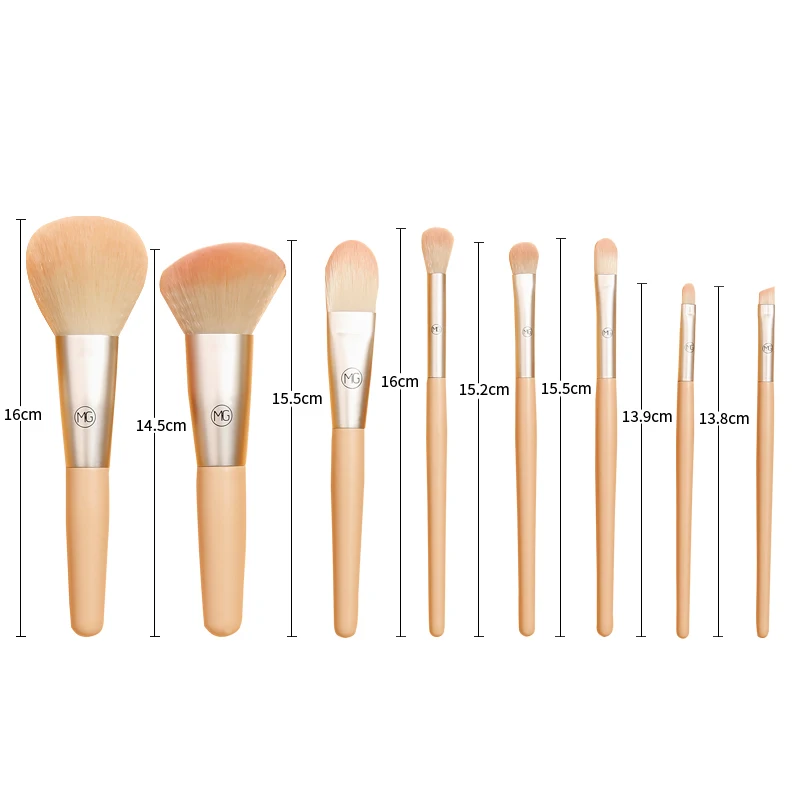 

Miss Gorgeous 8pcs Makeup Brushes Beauty Cosmetic Powder Eye Shadow Blending Eyeliner Eyelash Eyebrow Brushes Make Up Tools Set