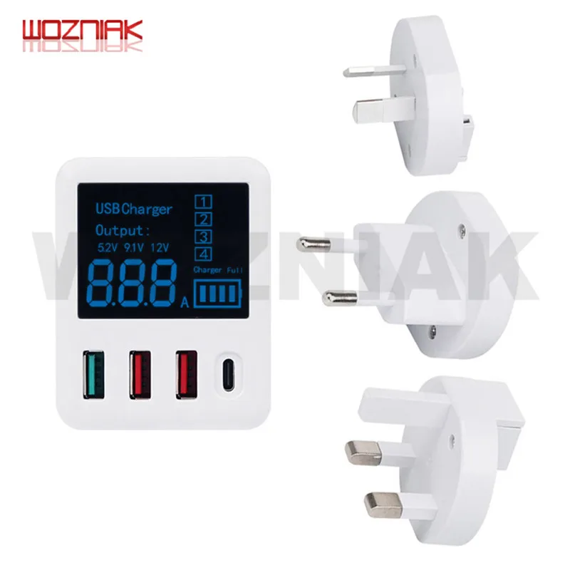 Возняк RL 312 Портативный интеллигентая (ый) Мини QC3.0 Зарядное устройство зарядное с
