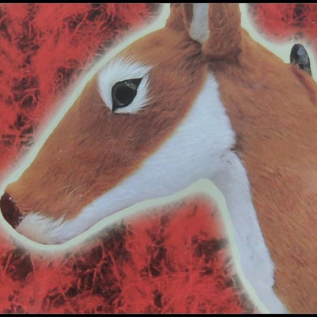 

Реалистичная голова оленя 10 дюймов, настенная скульптура с головой животного, настенная подвесная голова оленя, домашний декор, коллекцион...