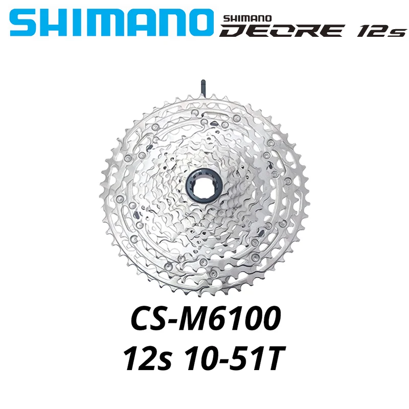 

Shimano Deore M6100 1X12 Speed derailleurs Groupset 12 speed shift lever CN M6100 Chain Flywheel RD Cassette Chain 12s 12V 51T