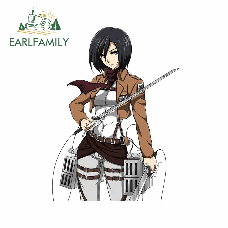 

EARLFAMILY 13 см x 9,6 см для атаки Титанов автомобильные наклейки граффити наклейка автомобильная защита двери виниловый материал для JDM SUV RV