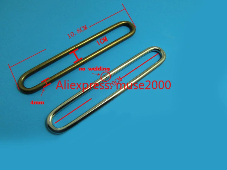 Ткацкая Лента Пряжка металлическое стальное кольцо продолговатой эллиптической