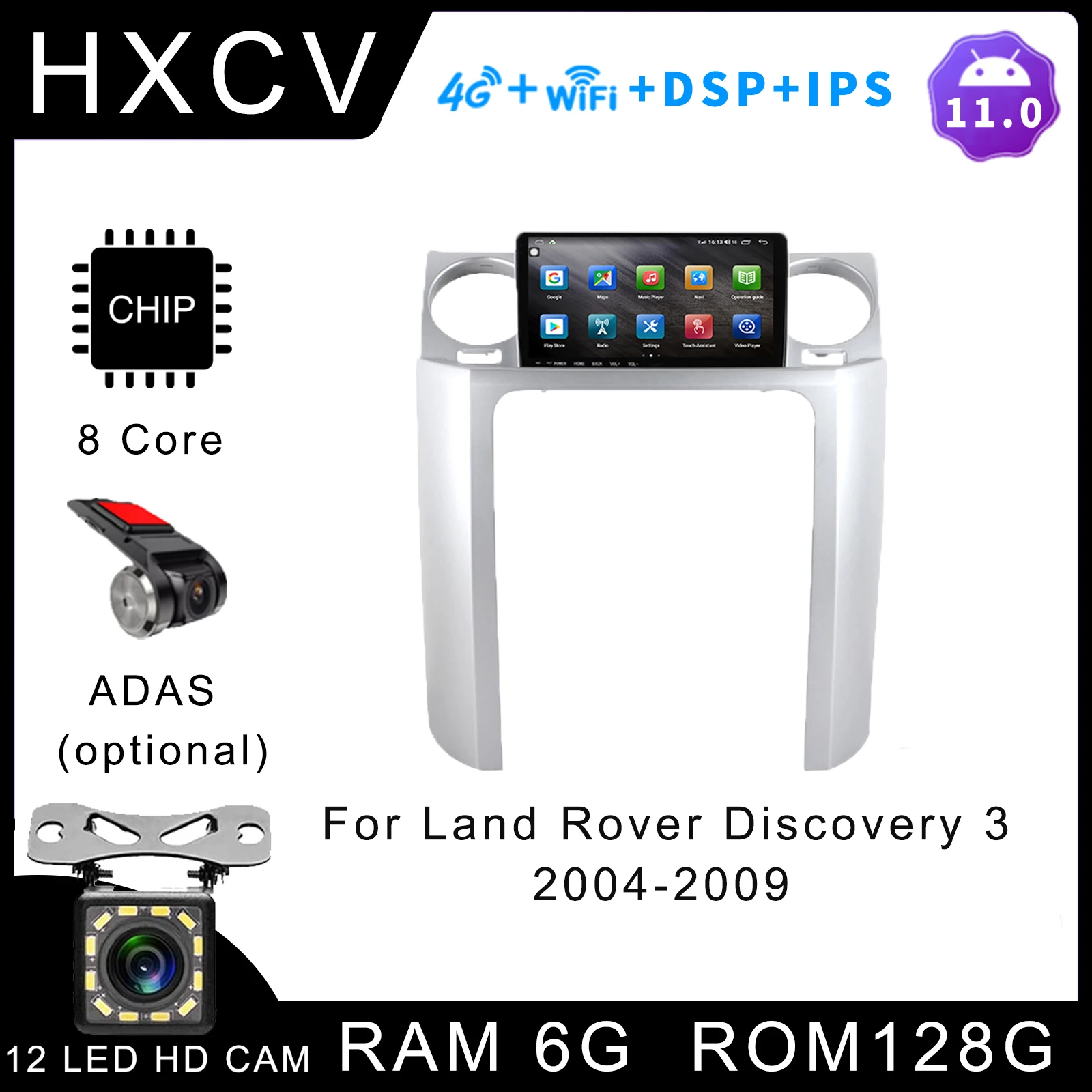 

Vertical Screen Tesla Style car radio For Land Rover Discovery 3 gps navigator for car 4G car radio with bluetooth 2004-2009