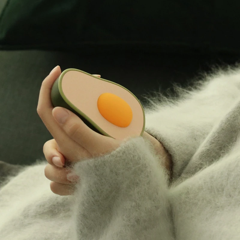 Зимний Карманный обогреватель для рук с авокадо 4000 мАч Электрический
