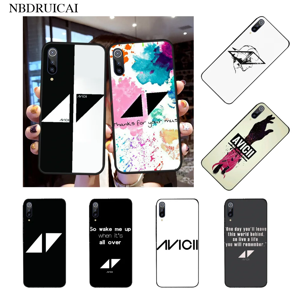 Чехол для телефона NBDRUICAI Avicii DJ Tim Bergling отлично подходит для Xiaomi 8 9 SE 5X Redmi 6pro 6A 4X 7 5plus note 5.