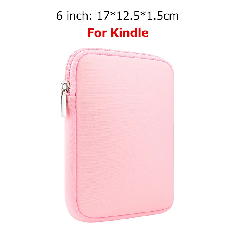 6 inch Pink Чехол для планшета с рукавом для нового iPad 9,7 дюймов мягкий чехол для планшета для iPad Air 2/1 Pro 9,7 сумка для iPad Mini - Цвет: 6 inch Pink