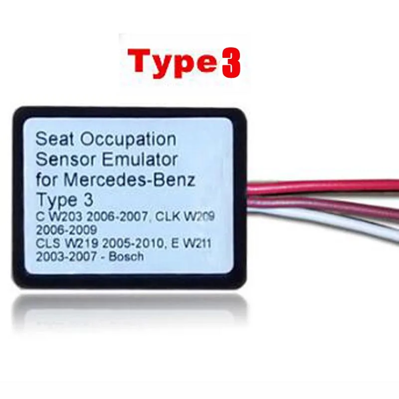 Место размещения датчик занятости Эмулятор SRS для М Benz Тип 1 2 3 4 6for W204 W211 W104 W230 X164