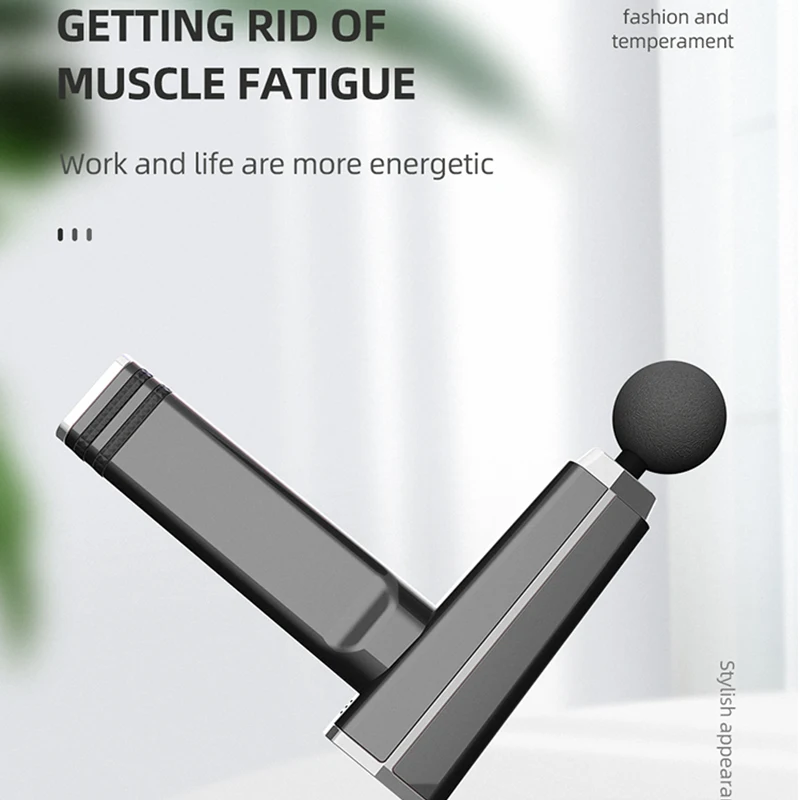 Новейший массажер мышц Muscle Massage Gun Body Massager Portable and Light Electric Pain Relief Relaxing on.