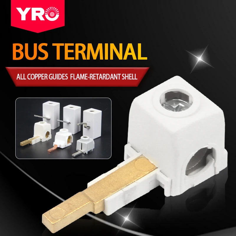 

1 pieces C45 busbar terminal block 100A terminal block straight elbow busbar circuit breaker distribution box terminal block